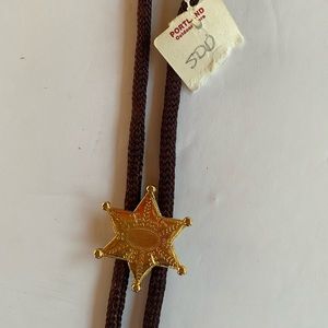 Vintage Portland Outdoor Store Star Bolo Tie